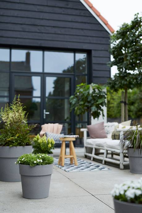 vibia straight rond 30cm living ciment